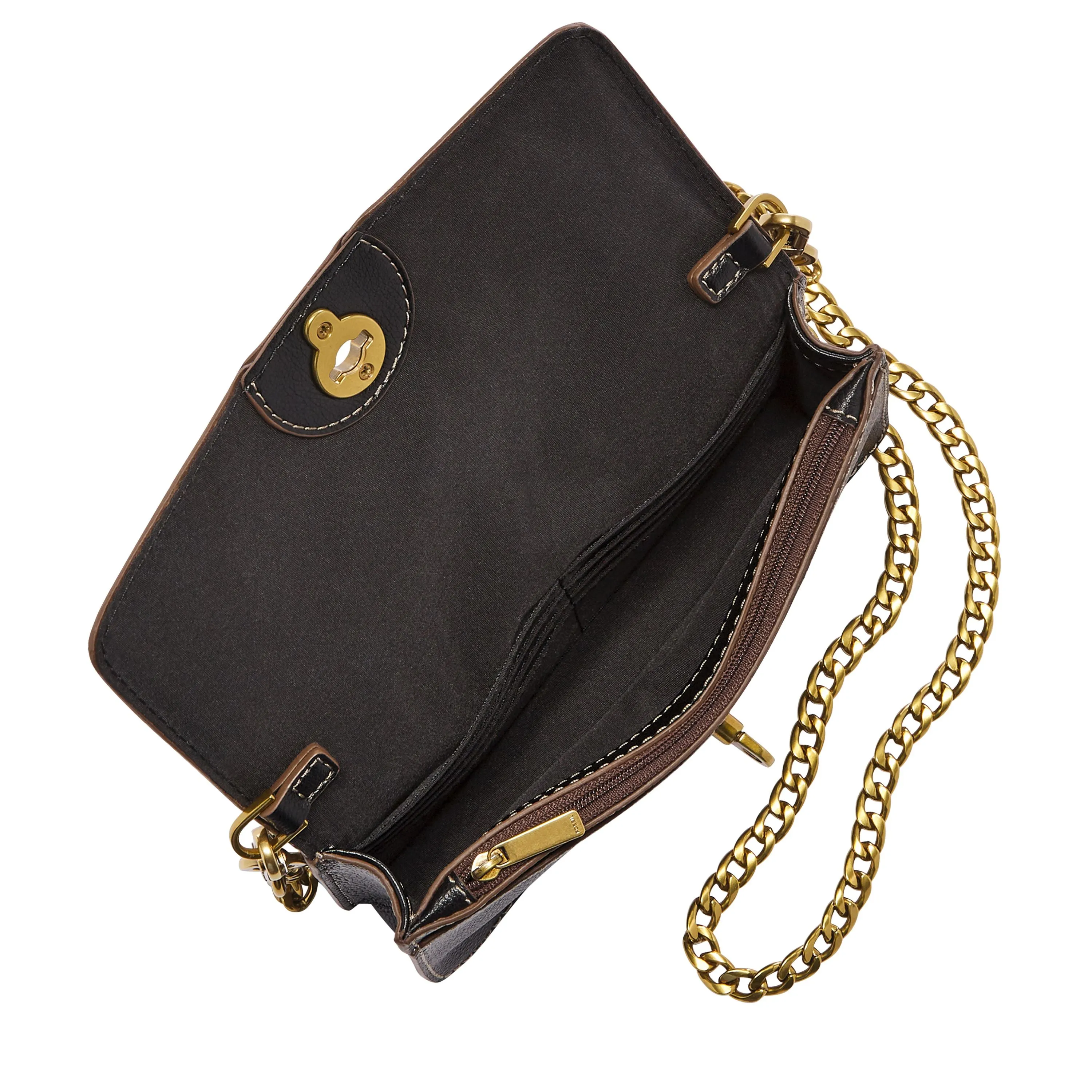 Fossil Women's Ainsley Leather Wallet Crossbody