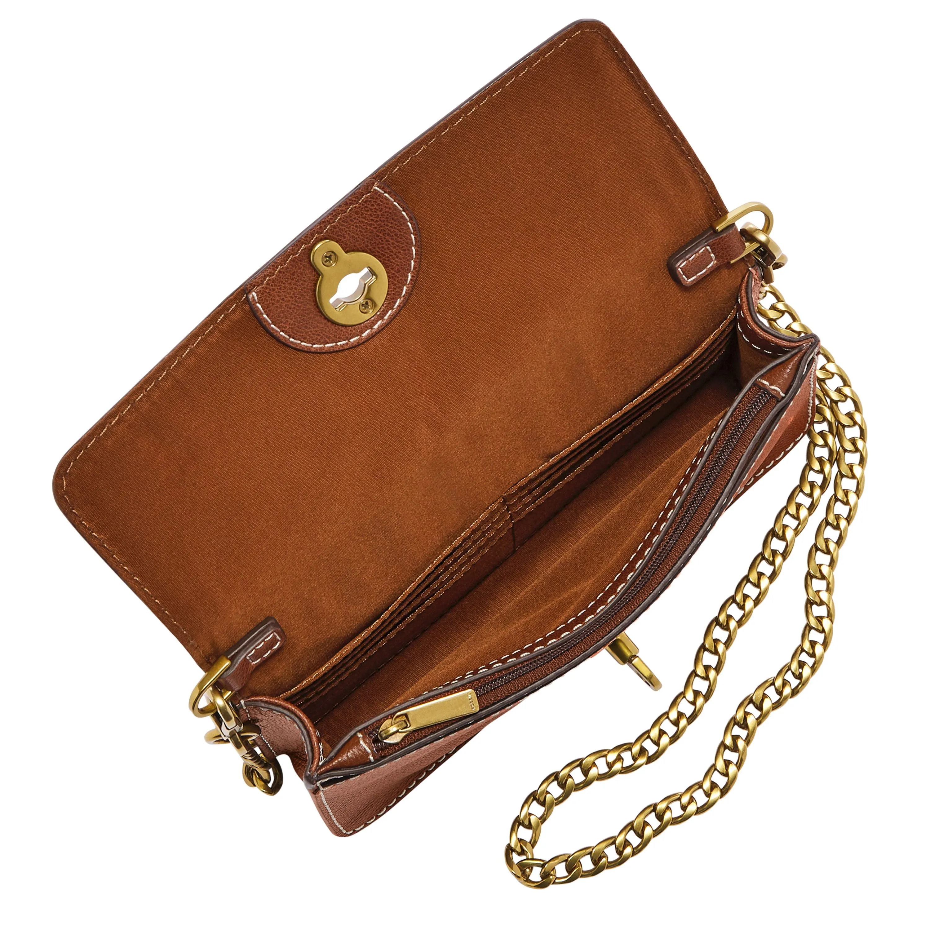 Fossil Women's Ainsley Leather Wallet Crossbody