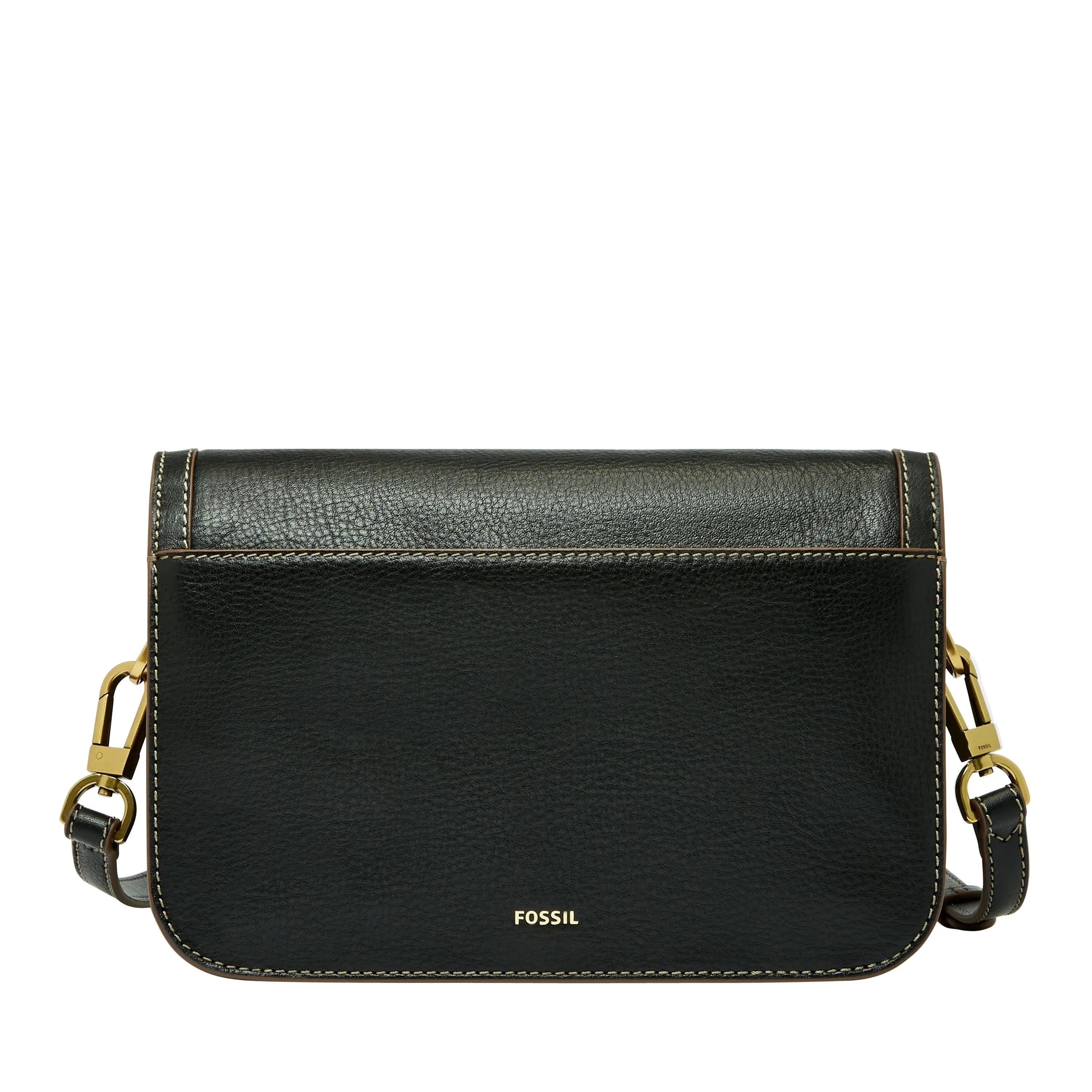 Fossil Women's Ainsley LiteHide Leather Flap Crossbody