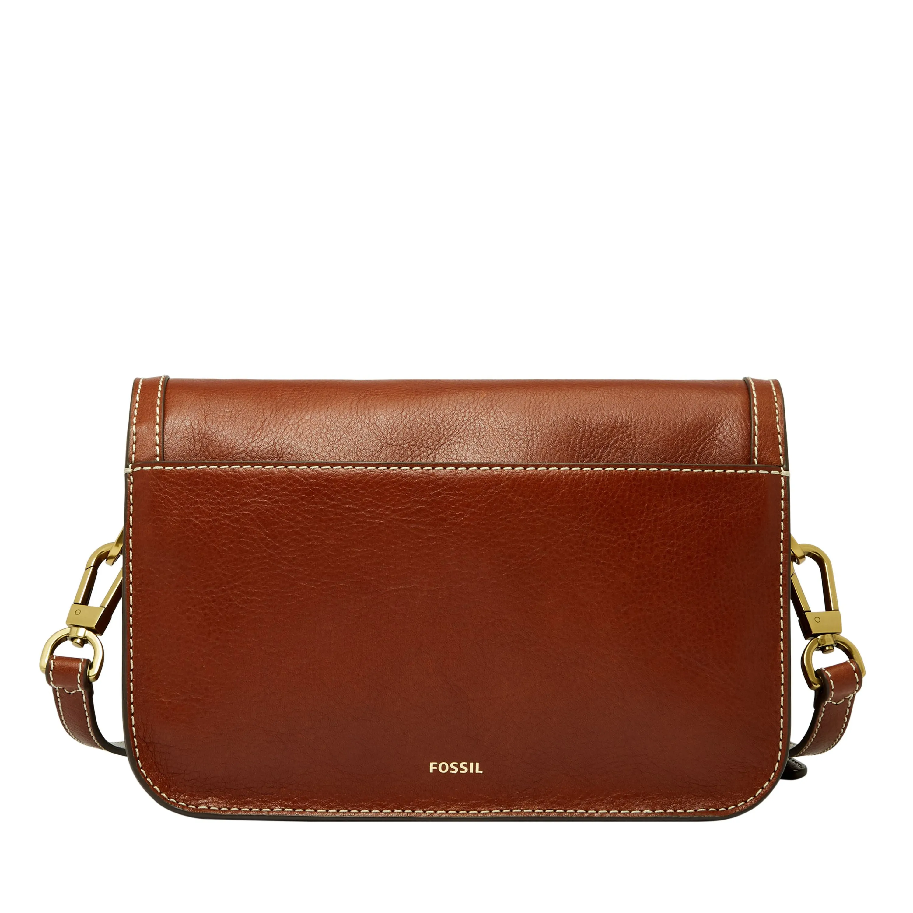 Fossil Women's Ainsley LiteHide Leather Flap Crossbody