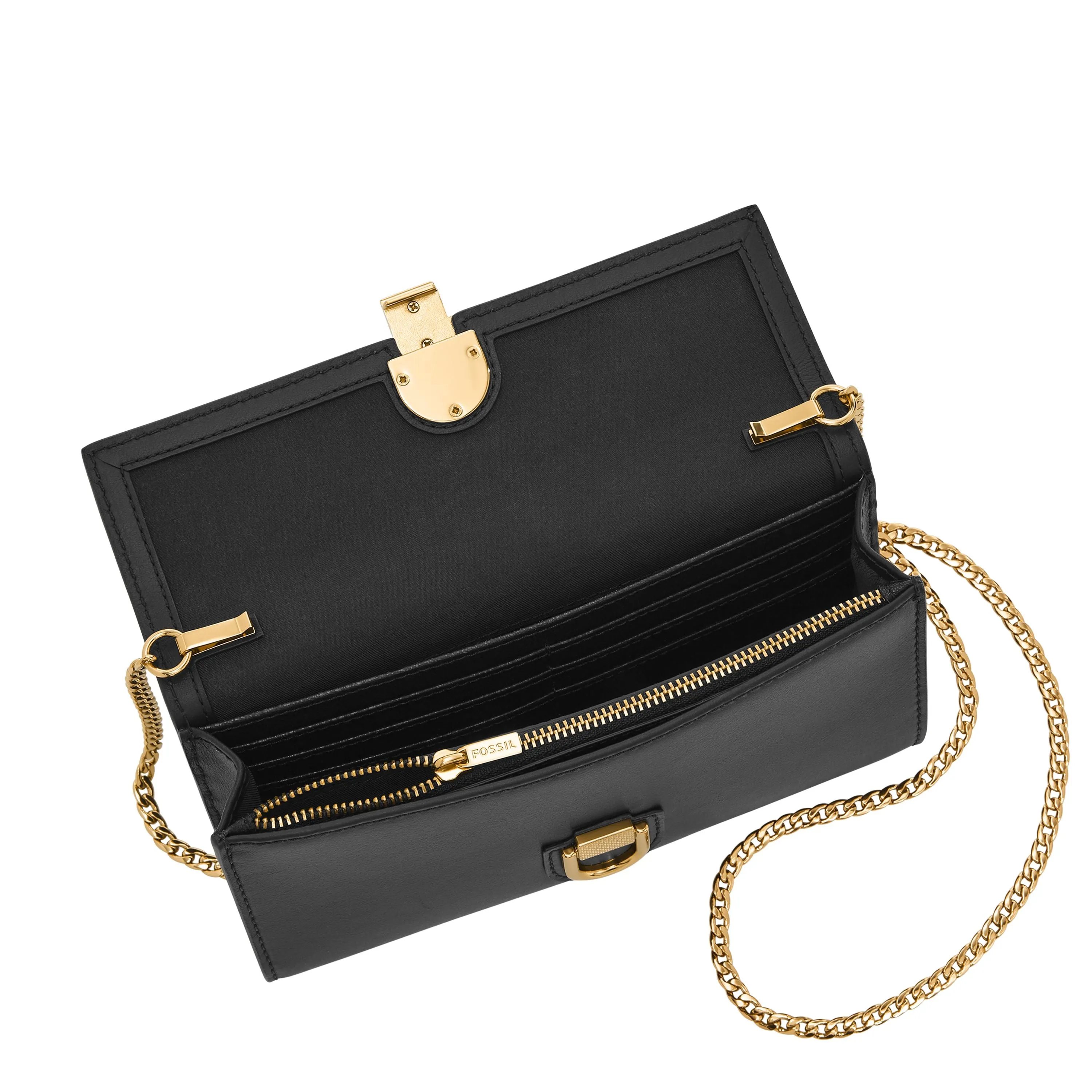 Fossil Women's Avondale Leather Wallet Crossbody