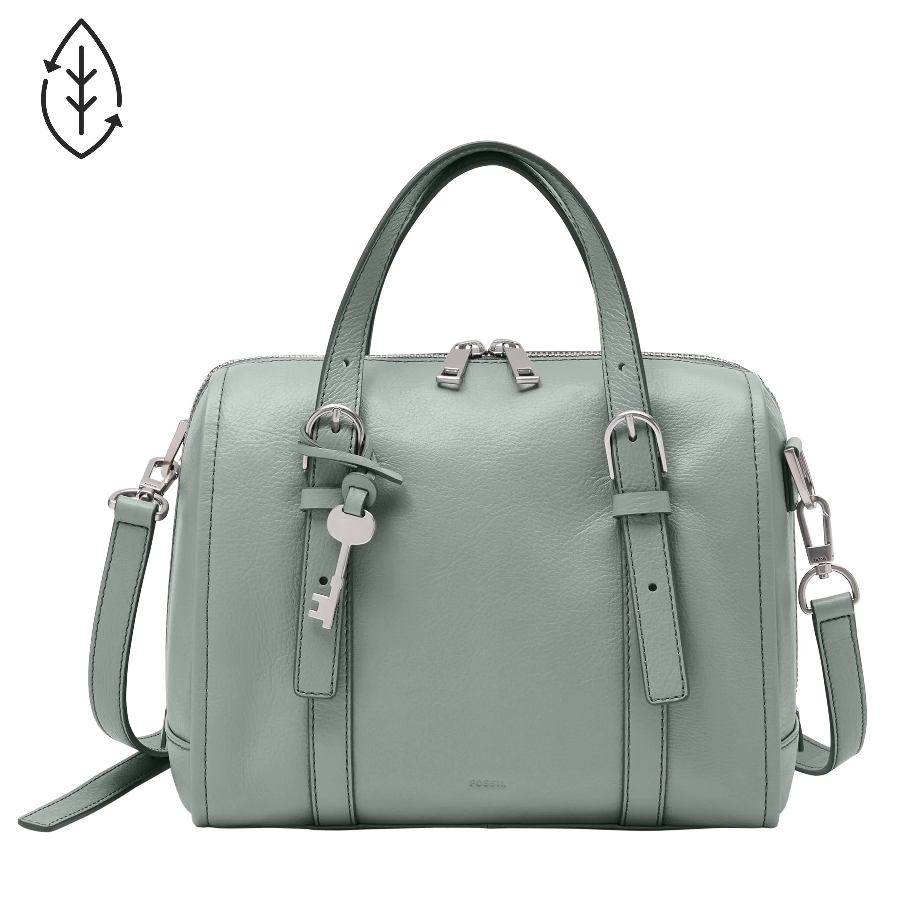 Fossil Women's Carlie Eco Leather Satchel