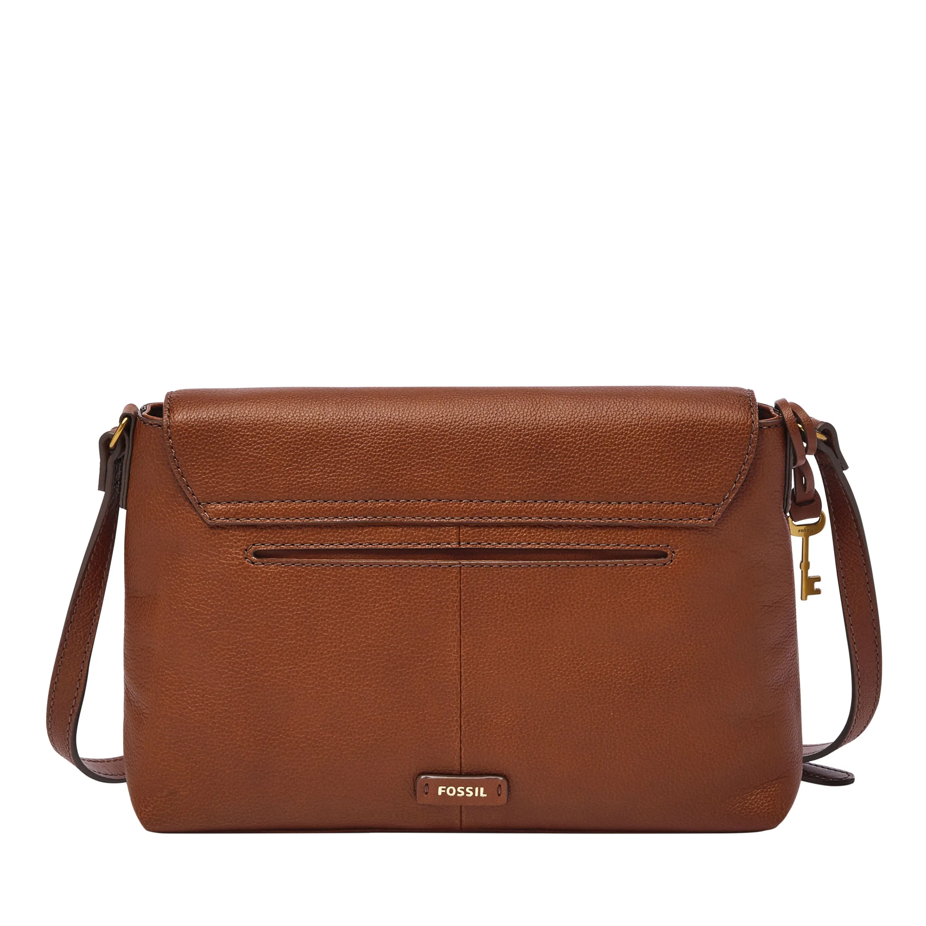 Fossil Women's Gabriella Leather Medium Flap Crossbody