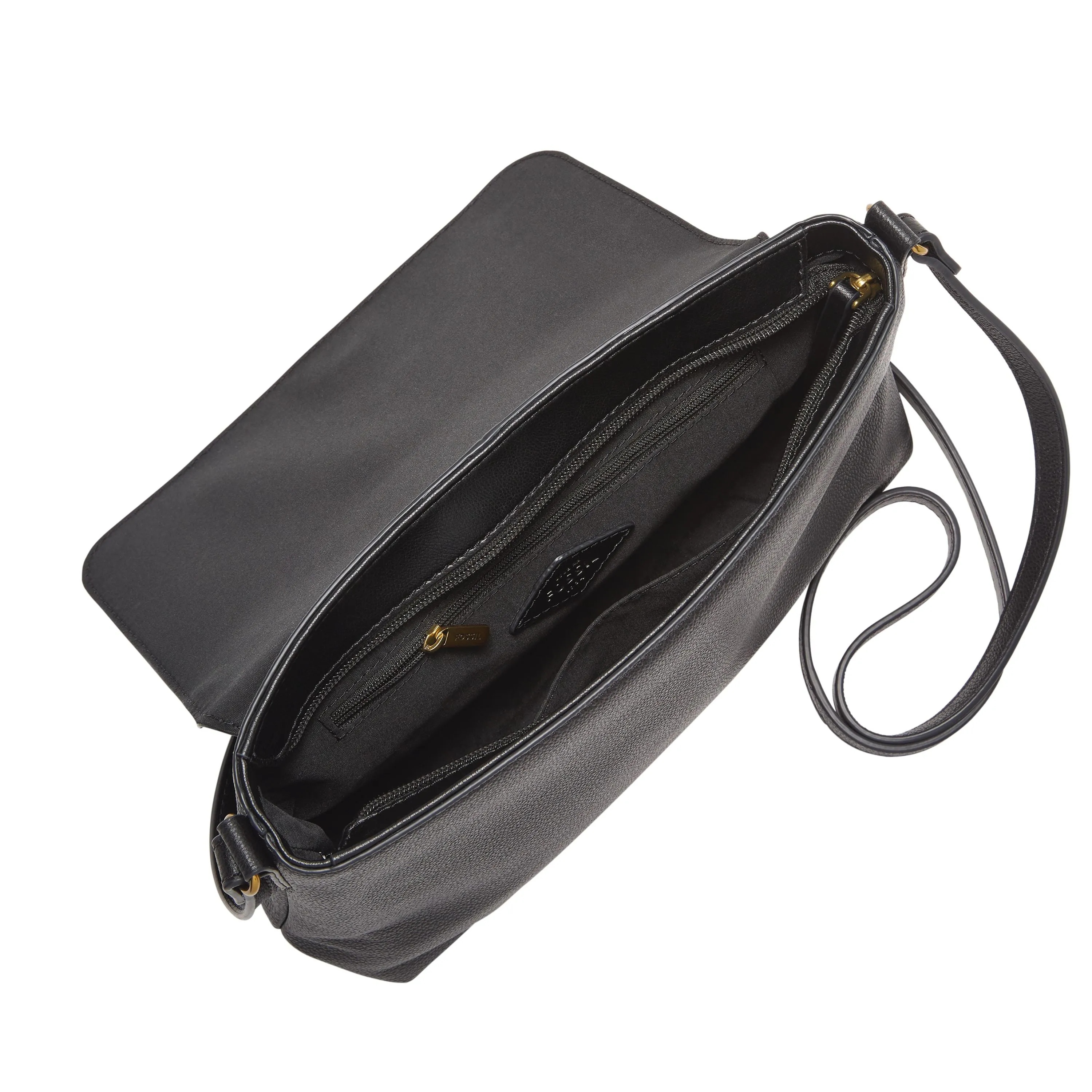 Fossil Women's Gabriella Leather Medium Flap Crossbody