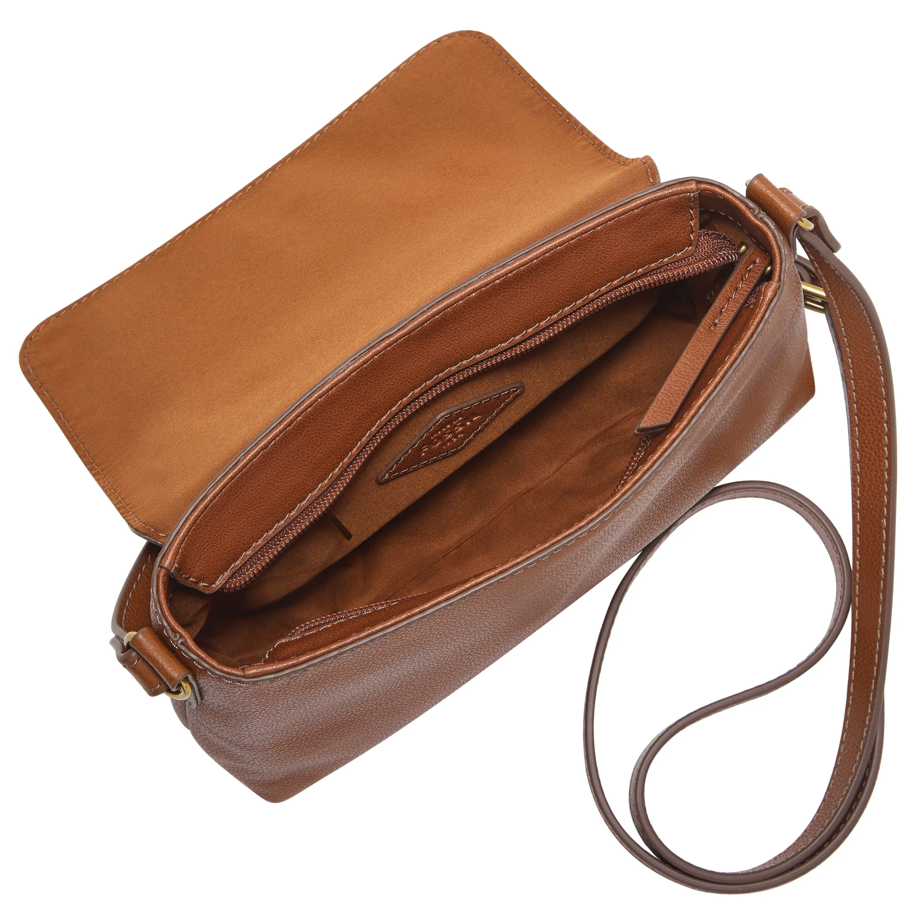 Fossil Women's Gabriella Leather Small Flap Crossbody