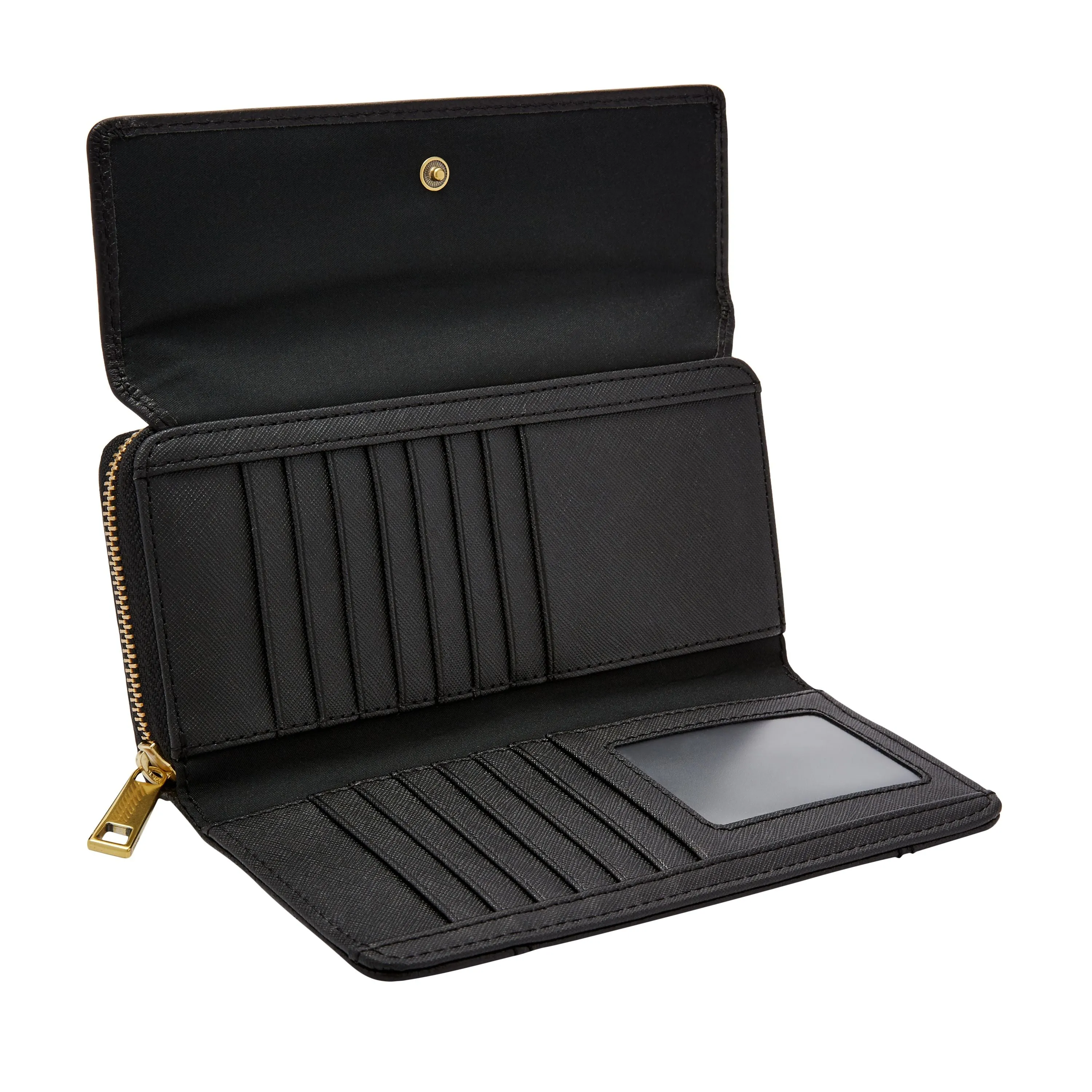 Fossil Women's Jori RFID Leather Flap Clutch