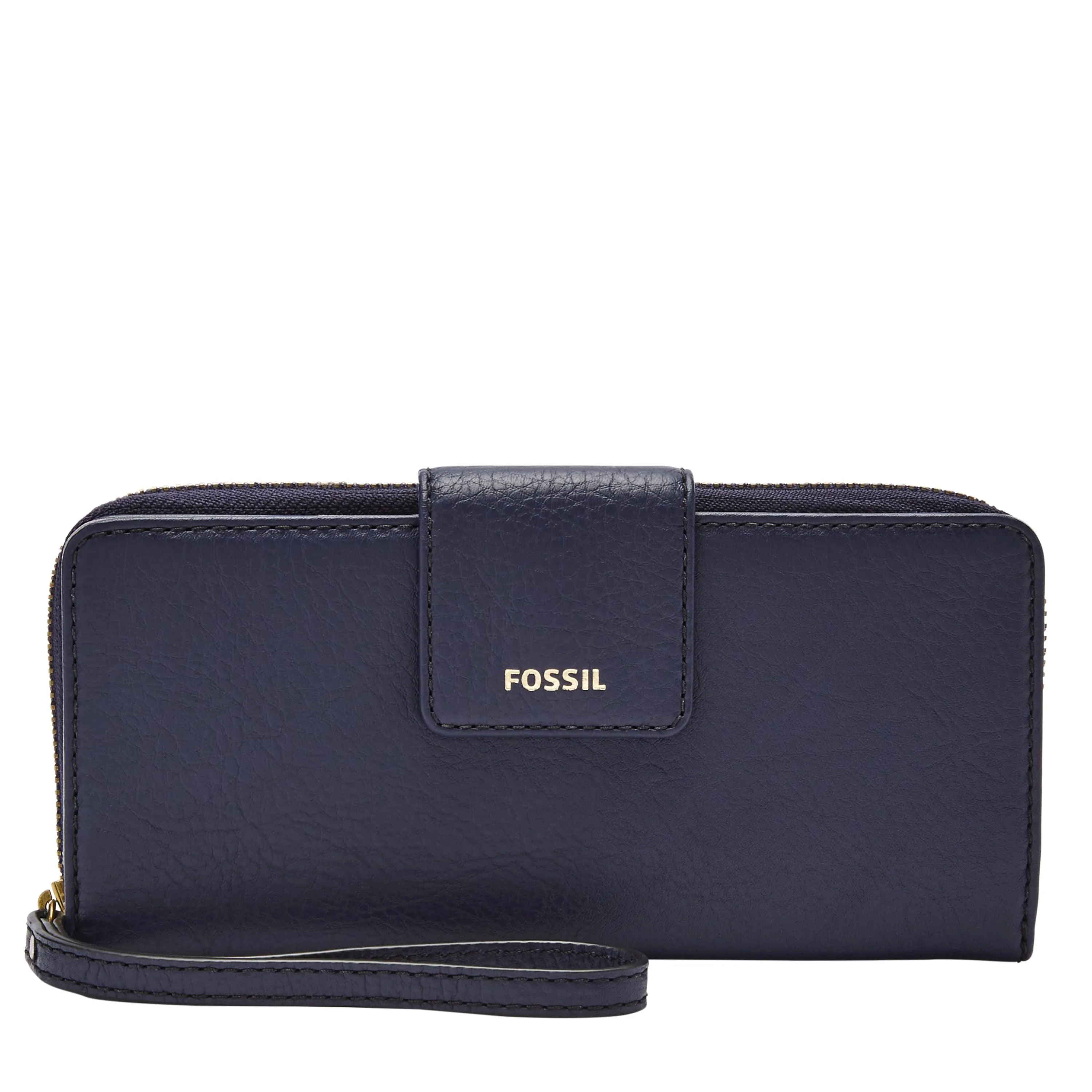 Fossil Women's Madison Leather Zip Clutch