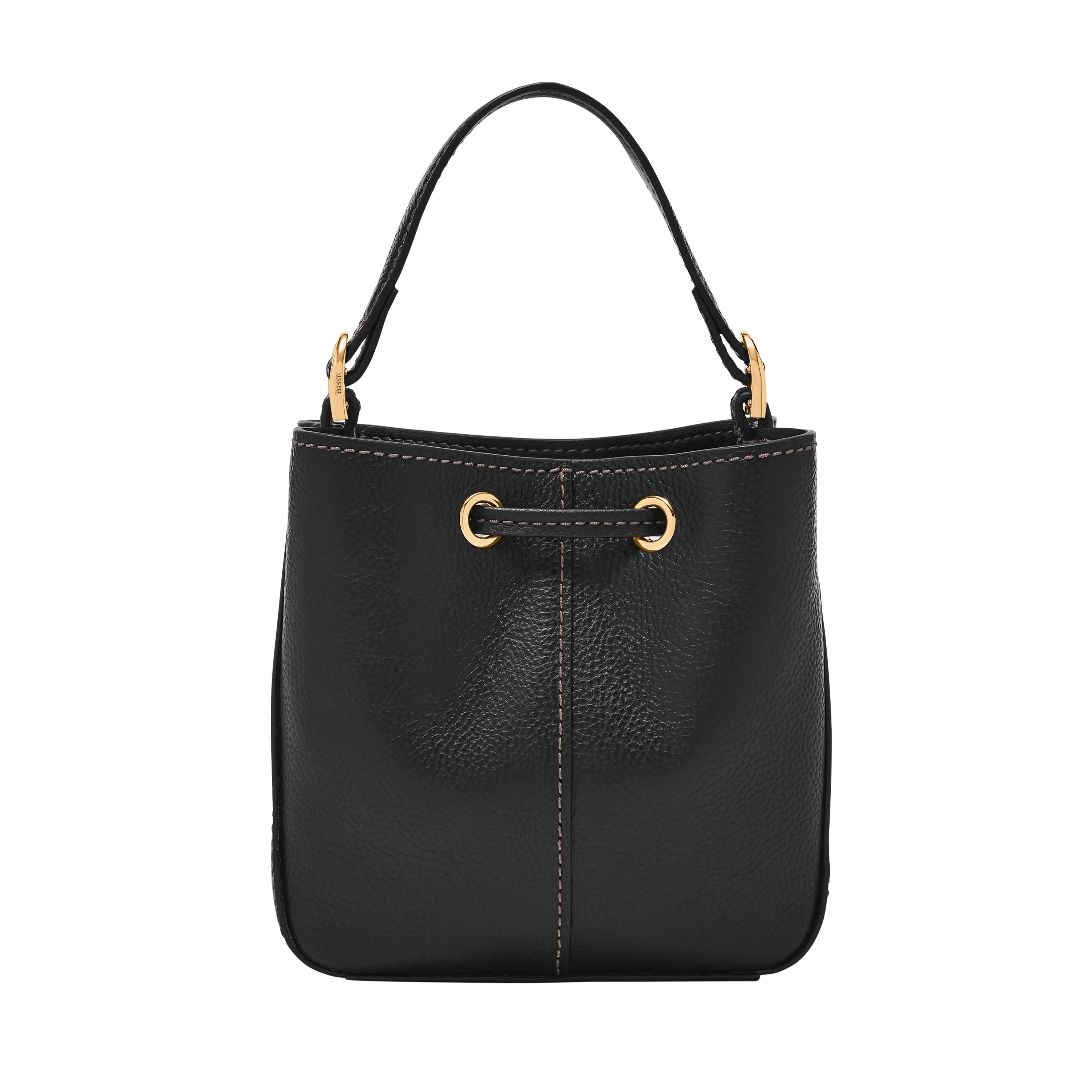 Fossil Women's Tessa LiteHide Leather Small Bucket Crossbody