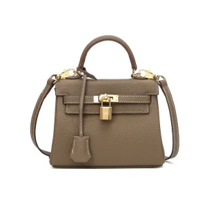 Full-Grain Small Crossbody/Shoulder Leather Bag