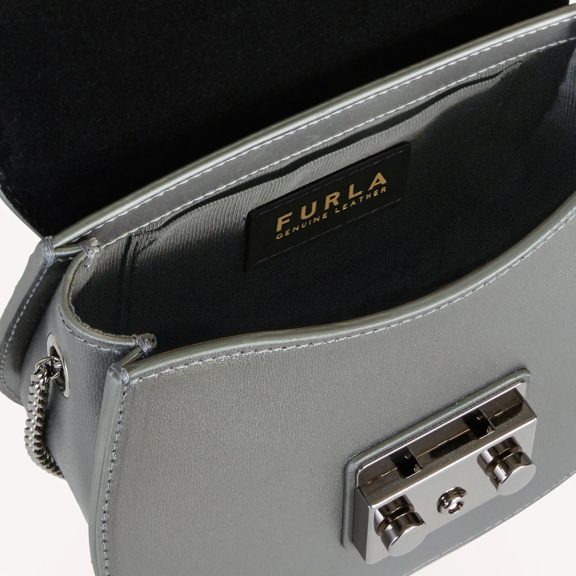 Furla Metropolis Mini Crossbody Metallic