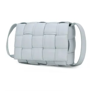 Ginger Woven Vegan Leather Women’s Shoulder Bag