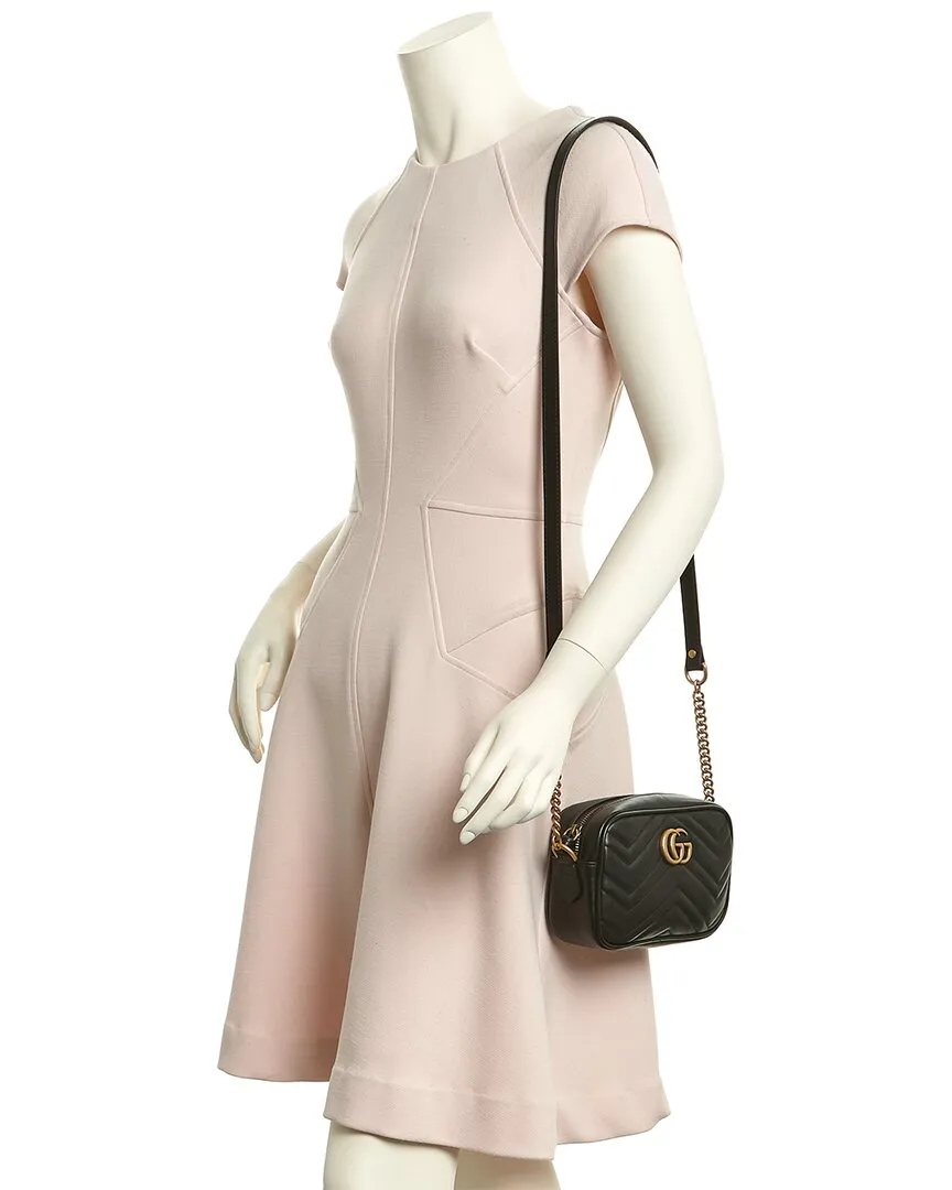 Gucci GG Marmont Mini Matelasse Leather Crossbody