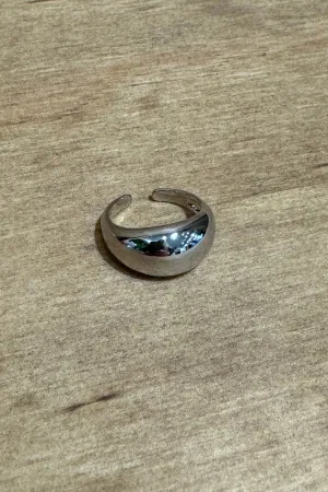 Heavy Open Ring - Silver