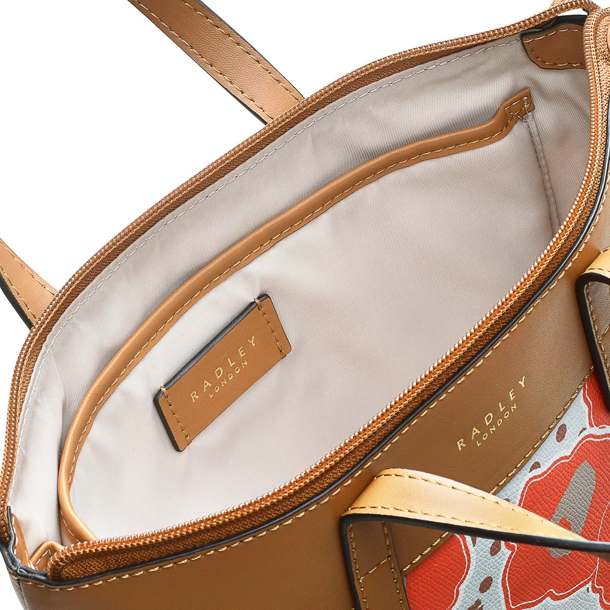 Heritage Hollyhock Responsible - Medium Ziptop Backpack