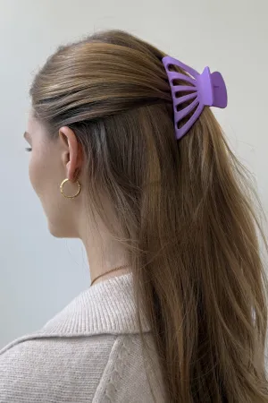Hollow Claw Clip - Purple