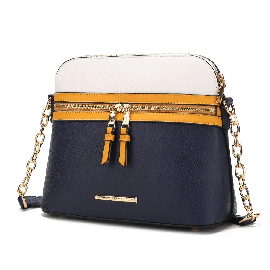 Karelyn Vegan Leather Crossbody Handbag