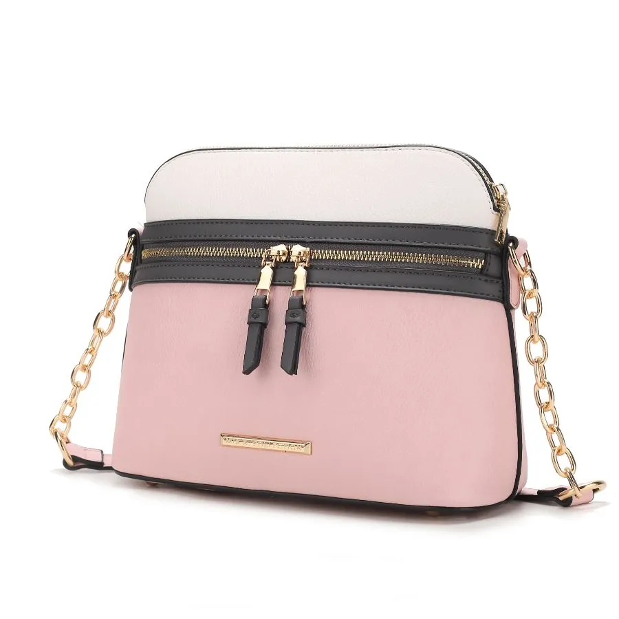 Karelyn Vegan Leather Crossbody Handbag