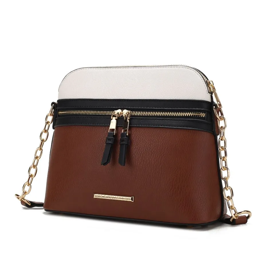 Karelyn Vegan Leather Crossbody Handbag