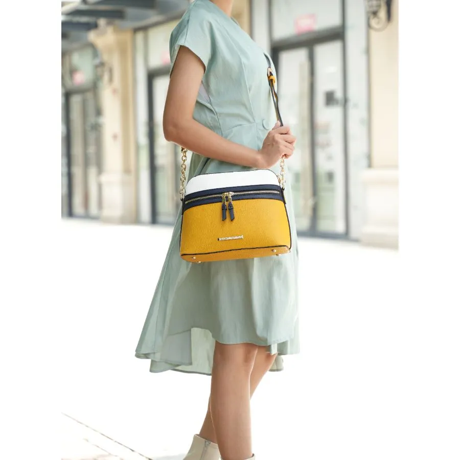 Karelyn Vegan Leather Crossbody Handbag