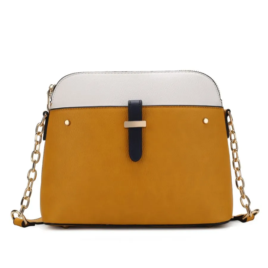 Karelyn Vegan Leather Crossbody Handbag