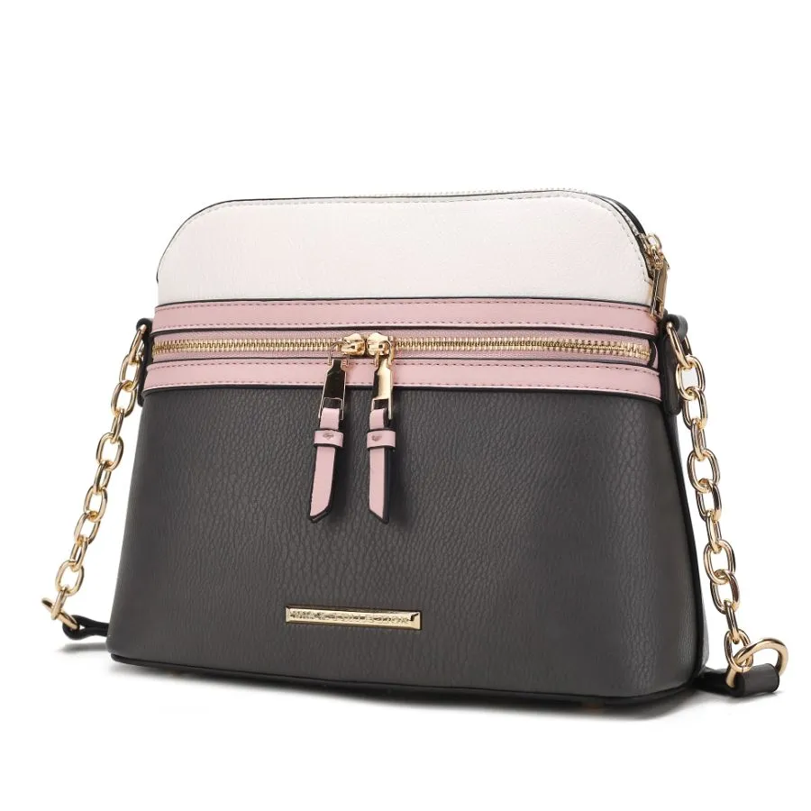 Karelyn Vegan Leather Crossbody Handbag
