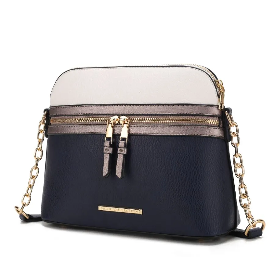Karelyn Vegan Leather Crossbody Handbag
