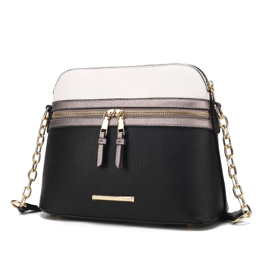 Karelyn Vegan Leather Crossbody Handbag