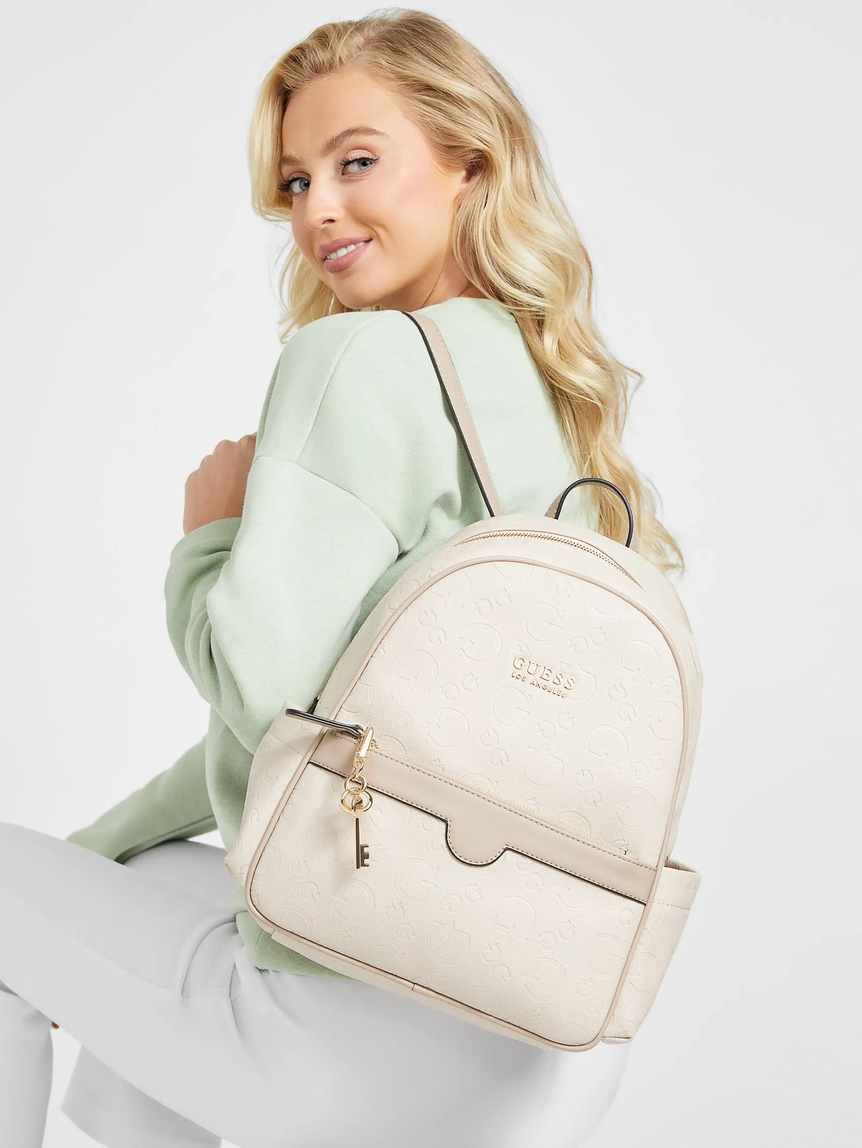 Kimball Embossed Logo Backpack