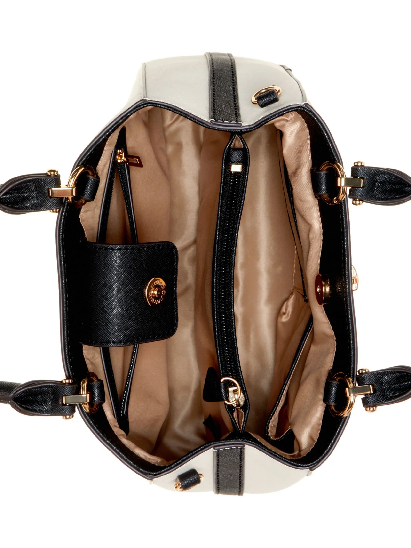 Kittredge Faux-Leather Satchel