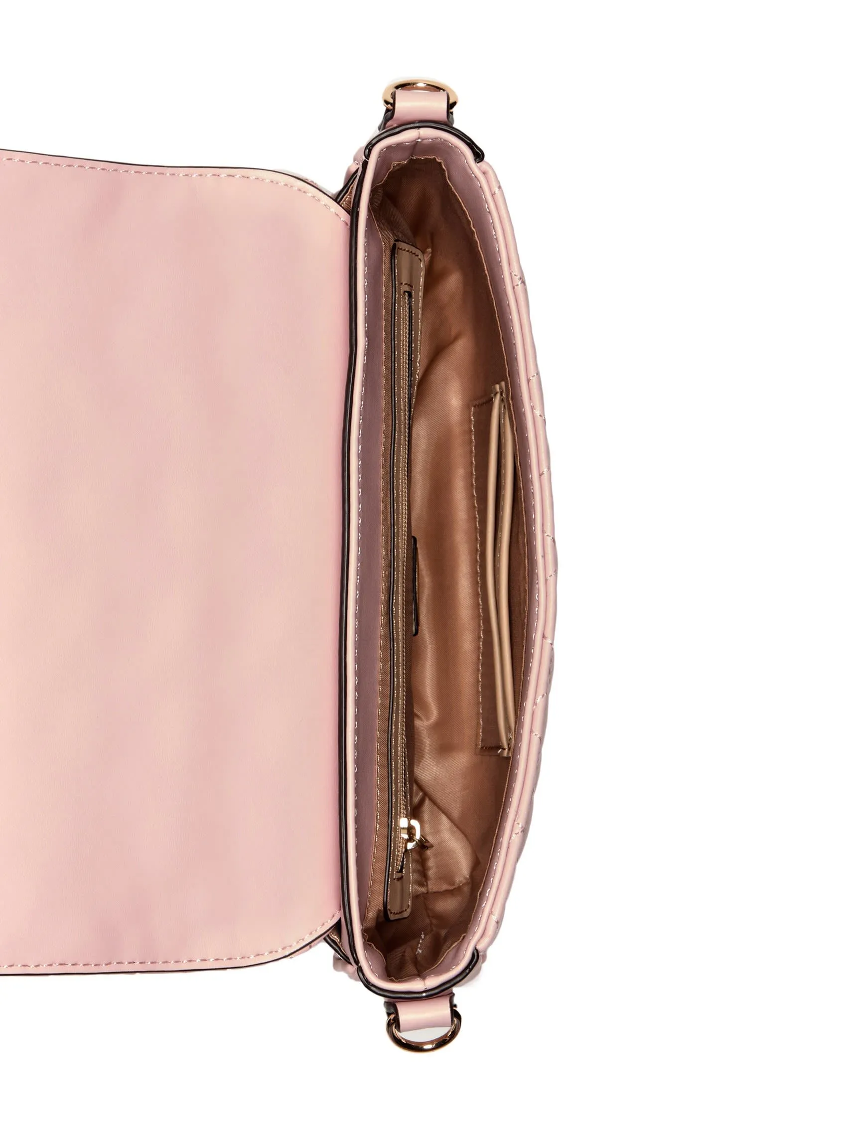 Lawthorn Logo Charm Quilted Crossbody