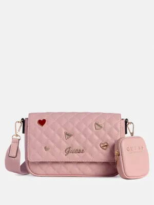 Lawthorn Logo Charm Quilted Crossbody