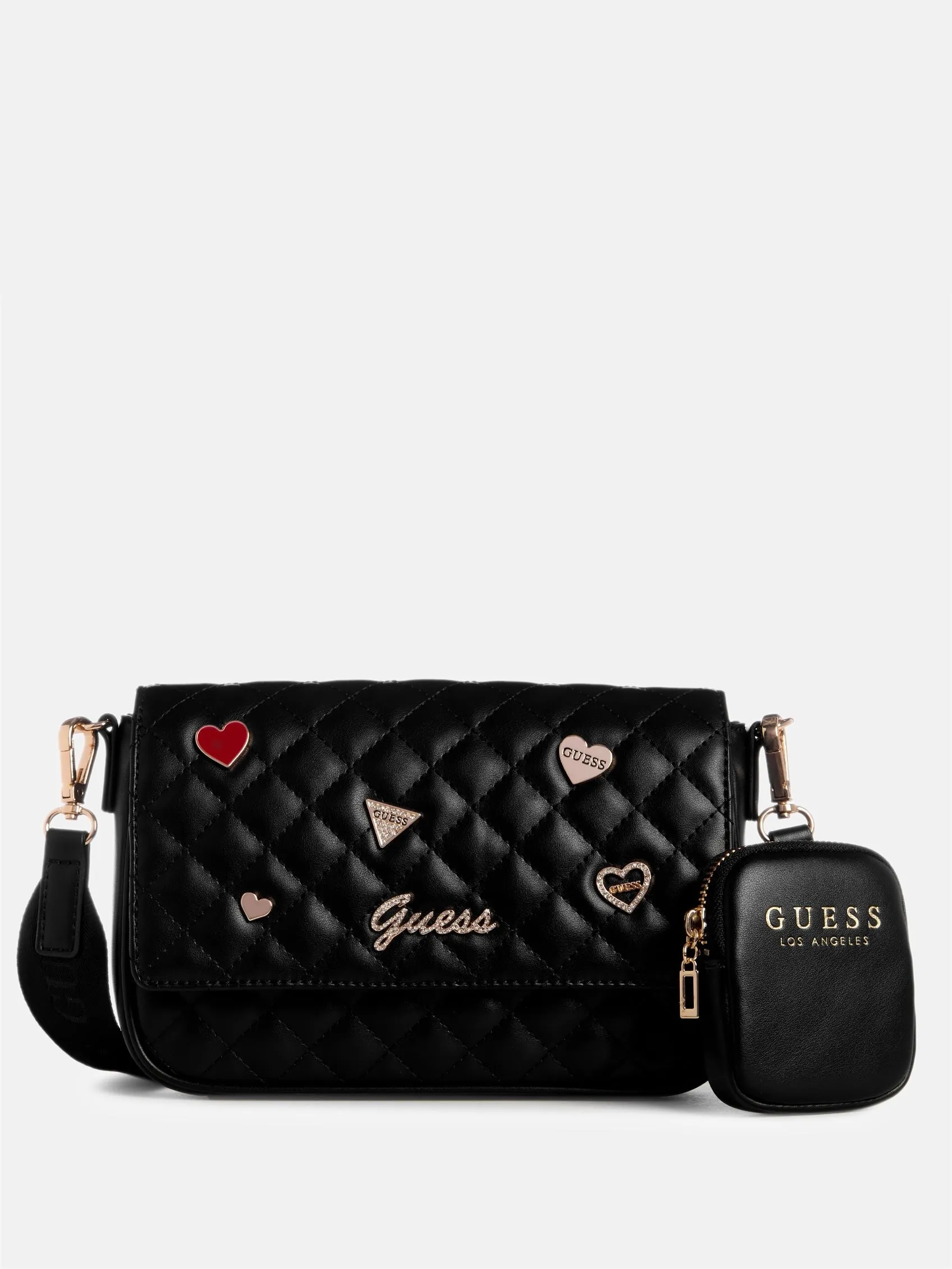 Lawthorn Logo Charm Quilted Crossbody
