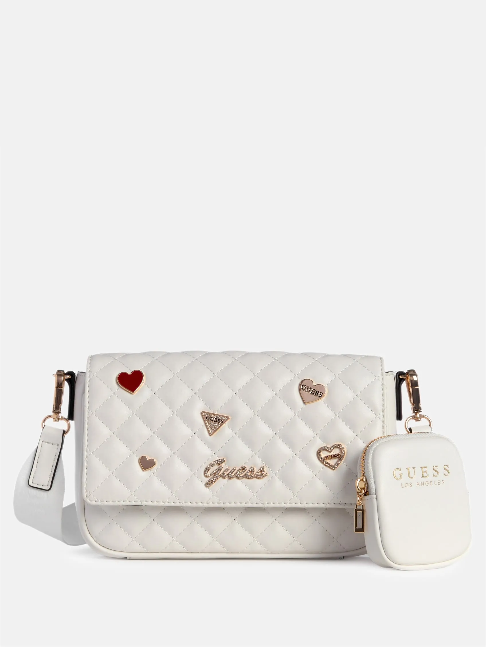 Lawthorn Logo Charm Quilted Crossbody