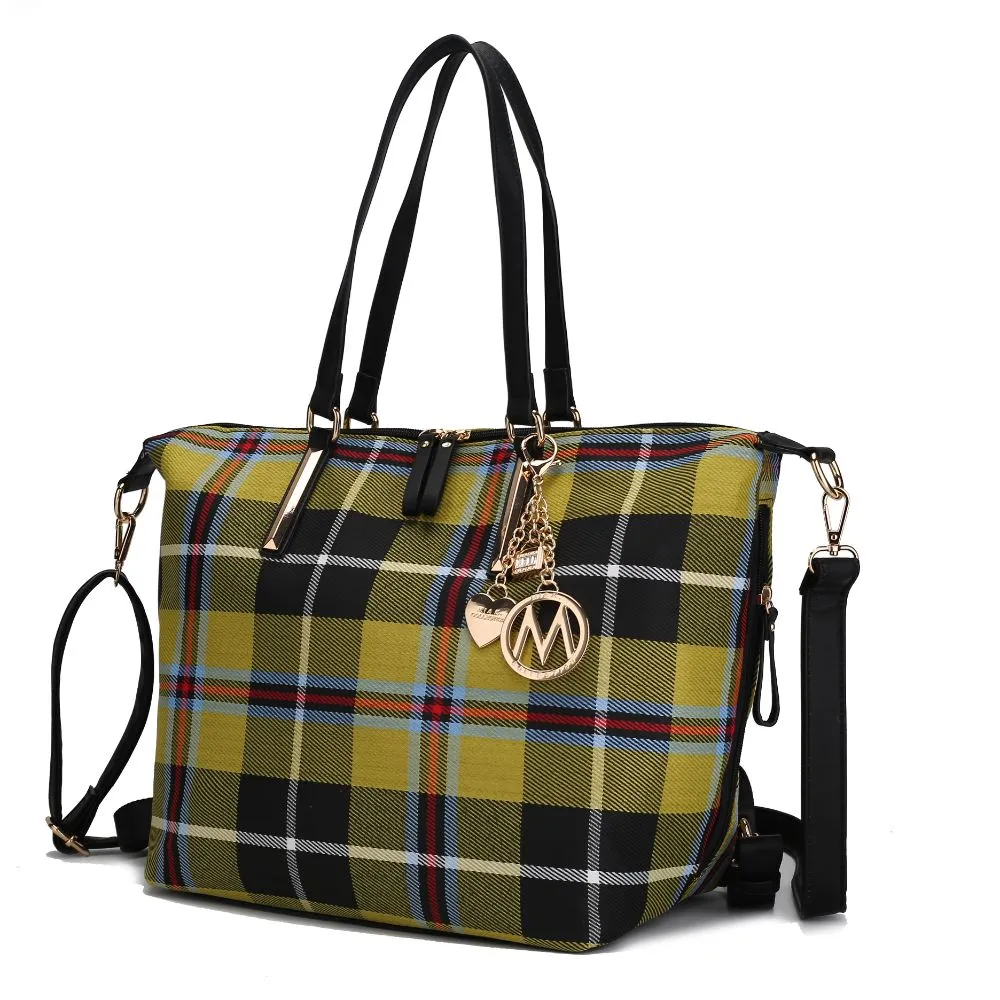 Layla Tote and Backpack for Women Multicomparment