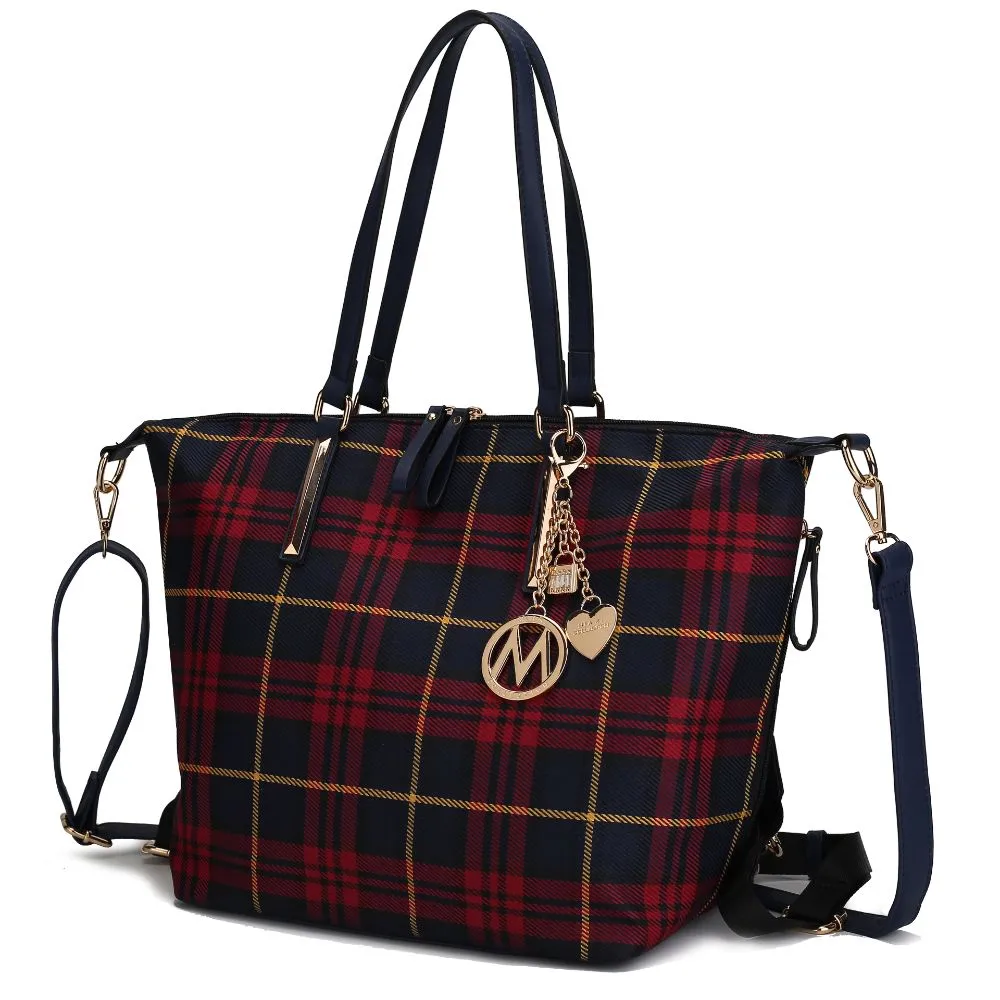 Layla Tote and Backpack for Women Multicomparment