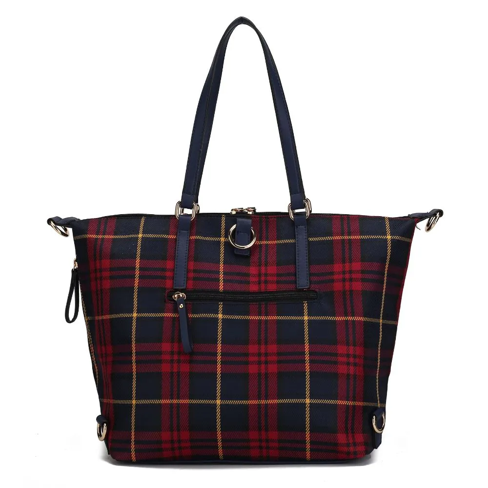 Layla Tote and Backpack for Women Multicomparment