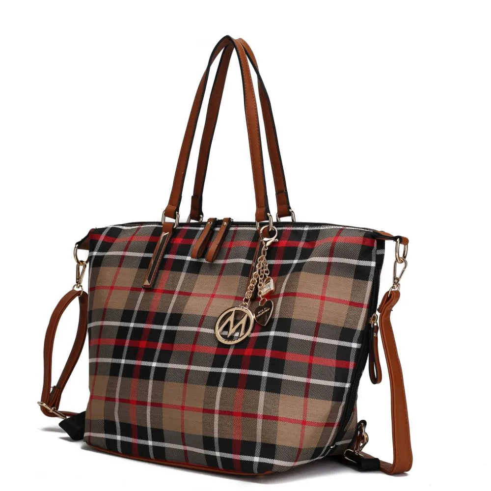 Layla Tote and Backpack for Women Multicomparment