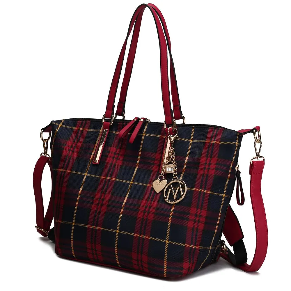 Layla Tote and Backpack for Women Multicomparment