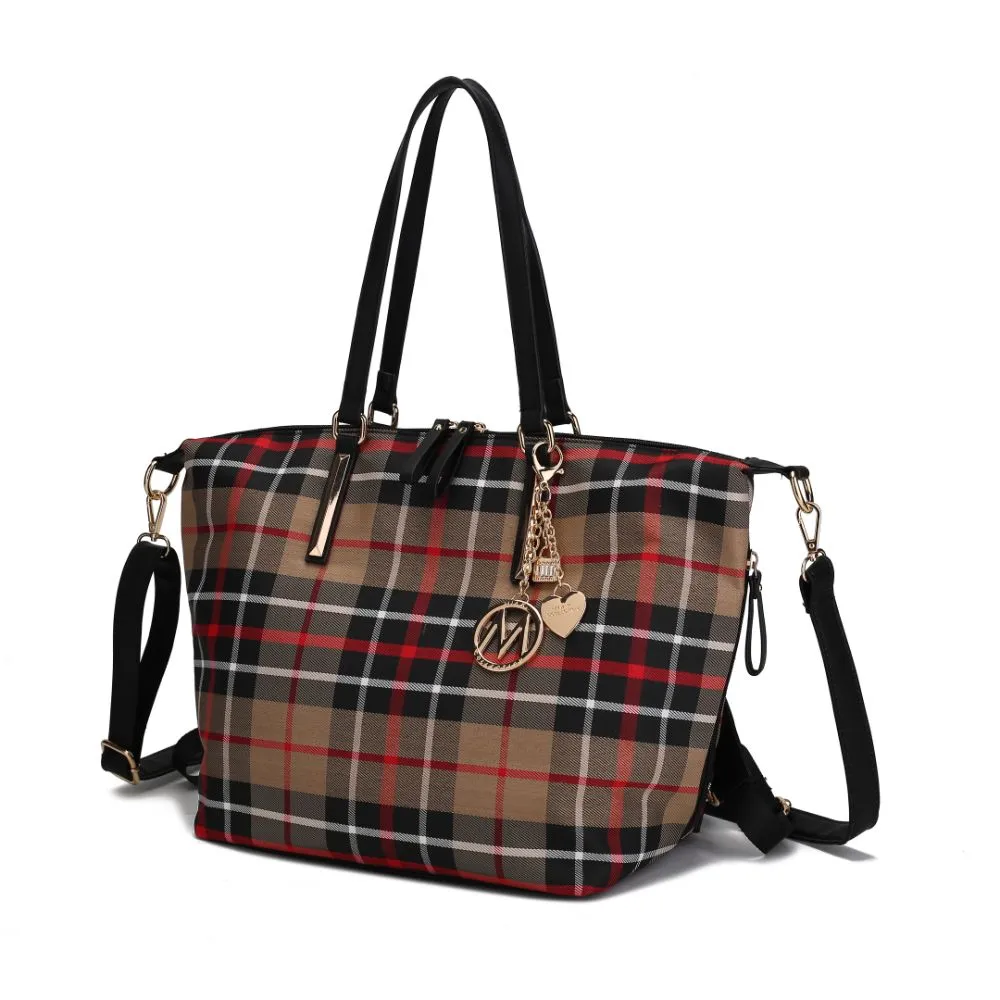 Layla Tote and Backpack for Women Multicomparment