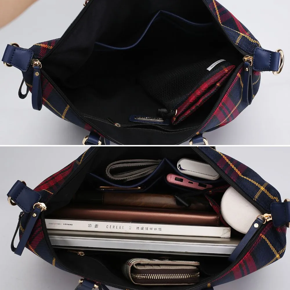 Layla Tote and Backpack for Women Multicomparment