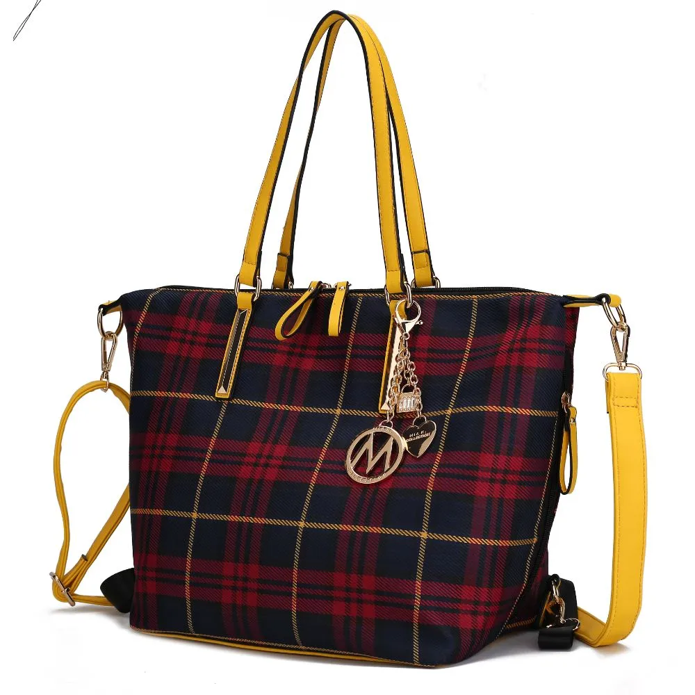 Layla Tote and Backpack for Women Multicomparment