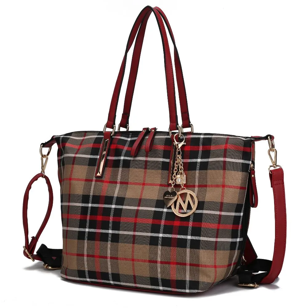 Layla Tote and Backpack for Women Multicomparment