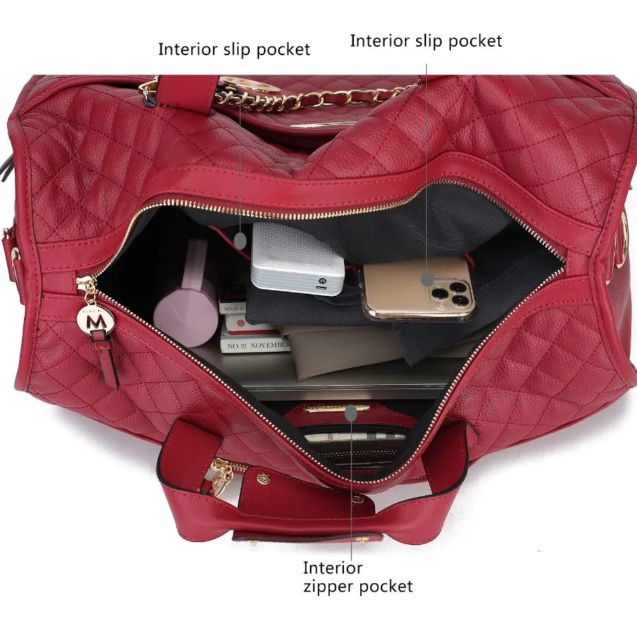 Lexie Vegan Leather Women’s Duffle
