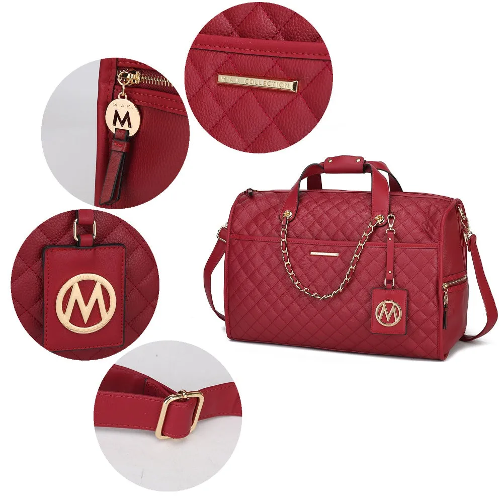 Lexie Vegan Leather Women’s Duffle