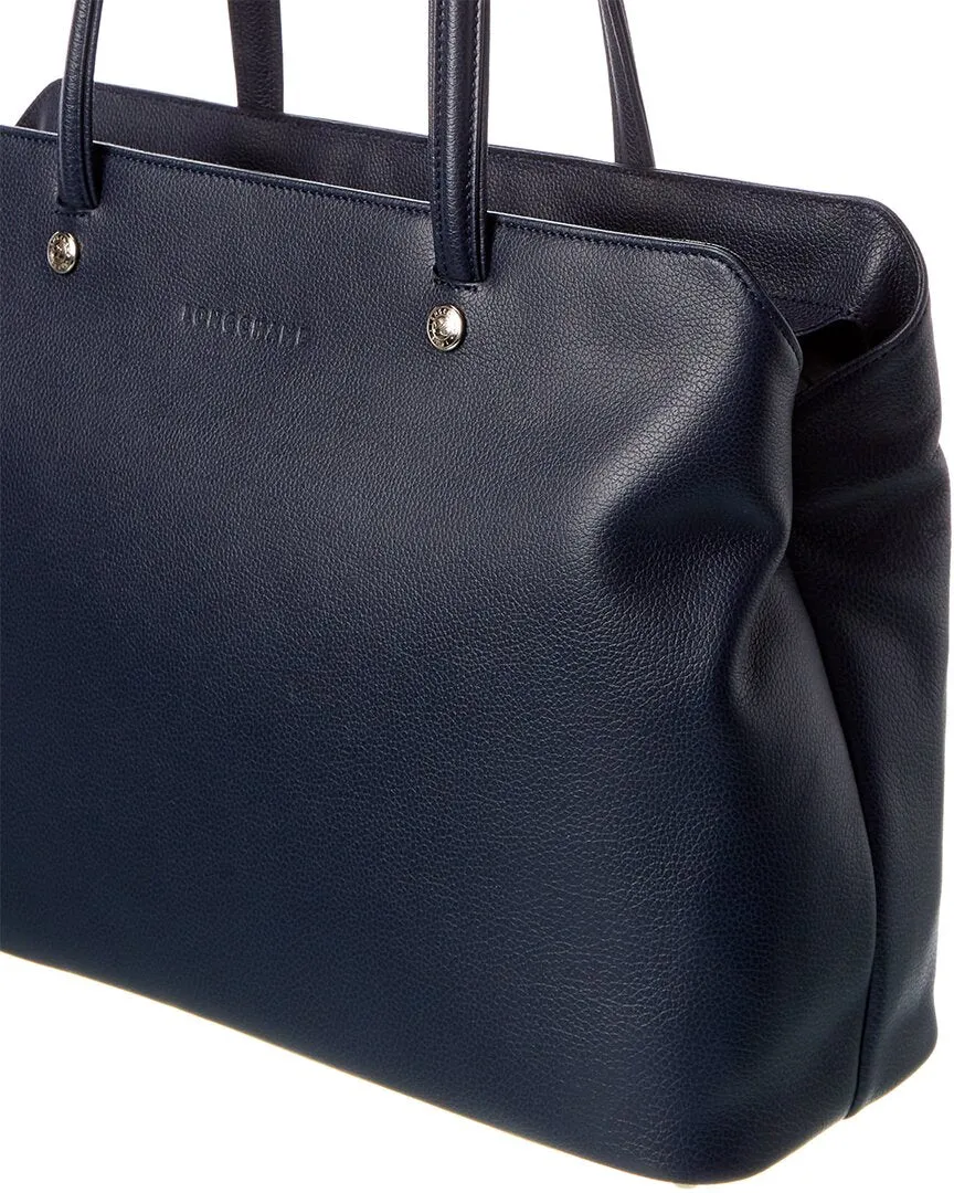 Longchamp Le Foulonne Leather Tote