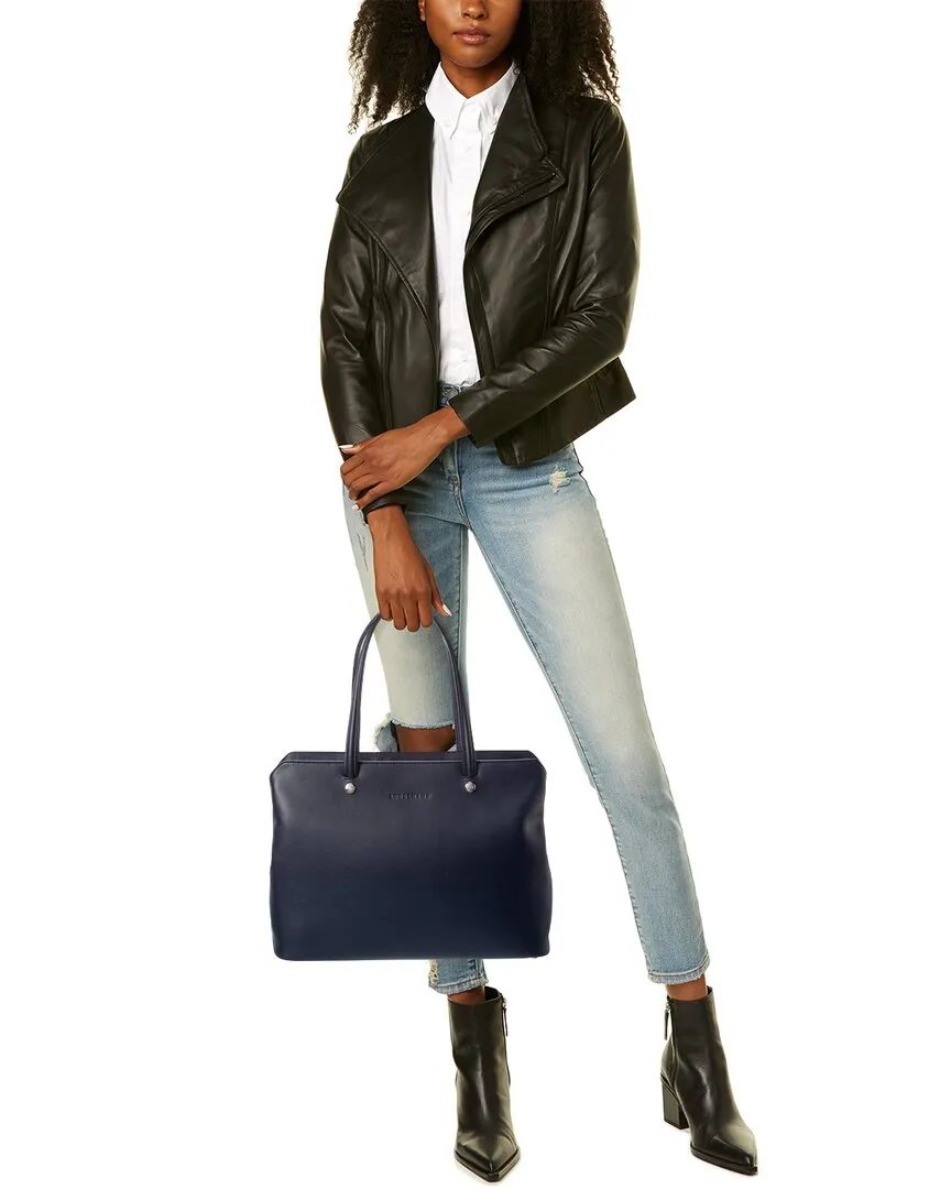 Longchamp Le Foulonne Leather Tote