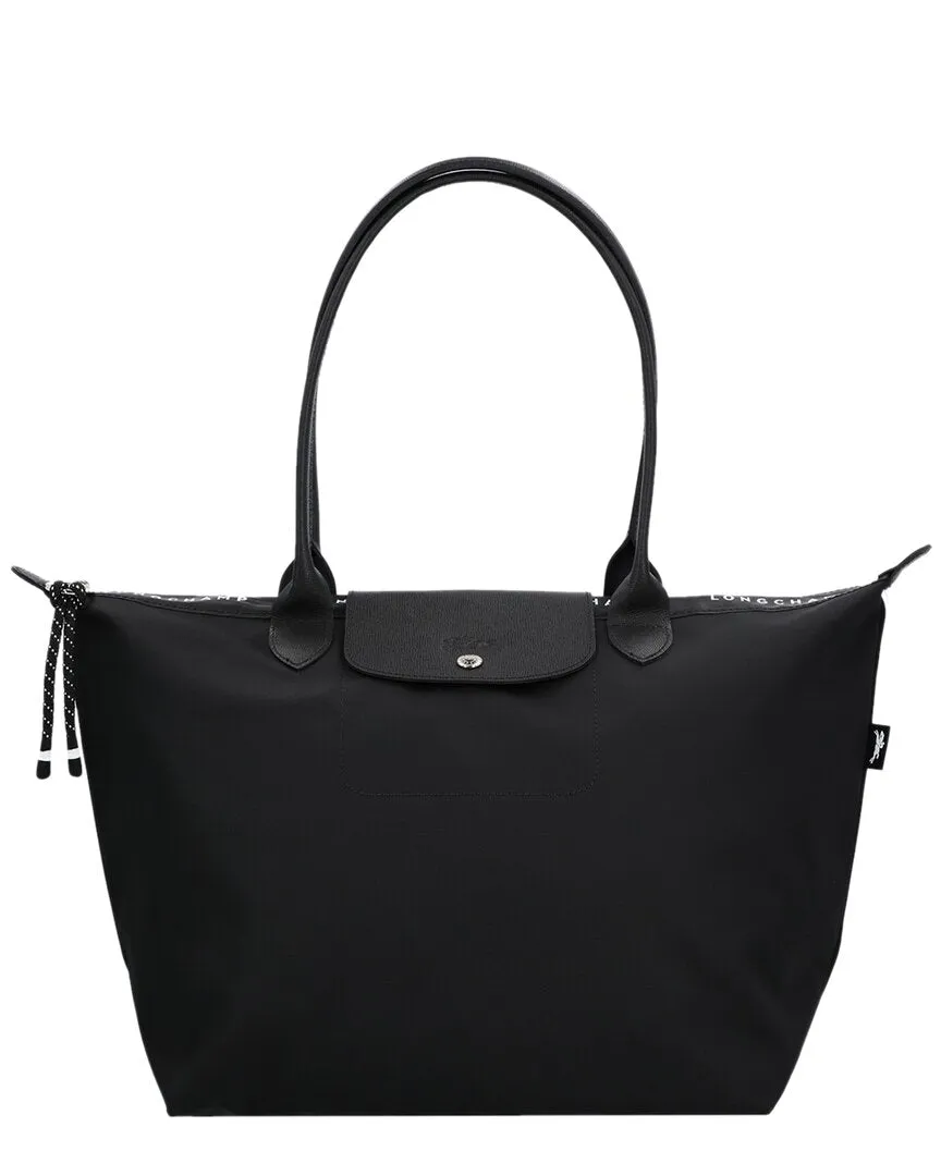 Longchamp Le Pliage Energy Large Canvas & Leather Tote