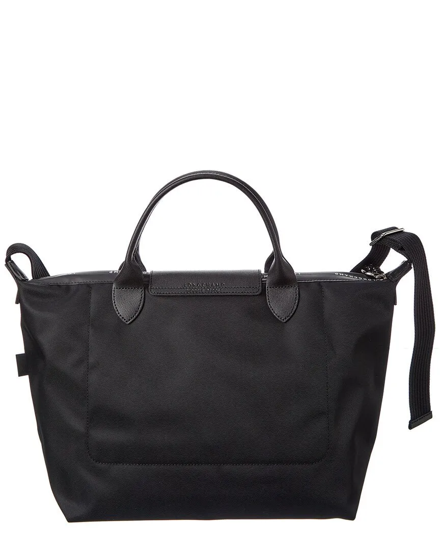 Longchamp Le Pliage Energy Nylon & Leather Short Handle Tote