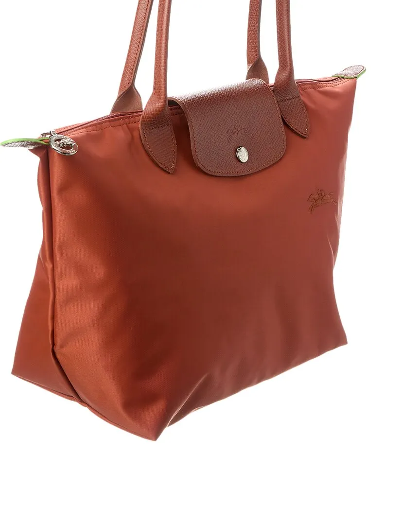 Longchamp Le Pliage Green Medium Canvas Tote