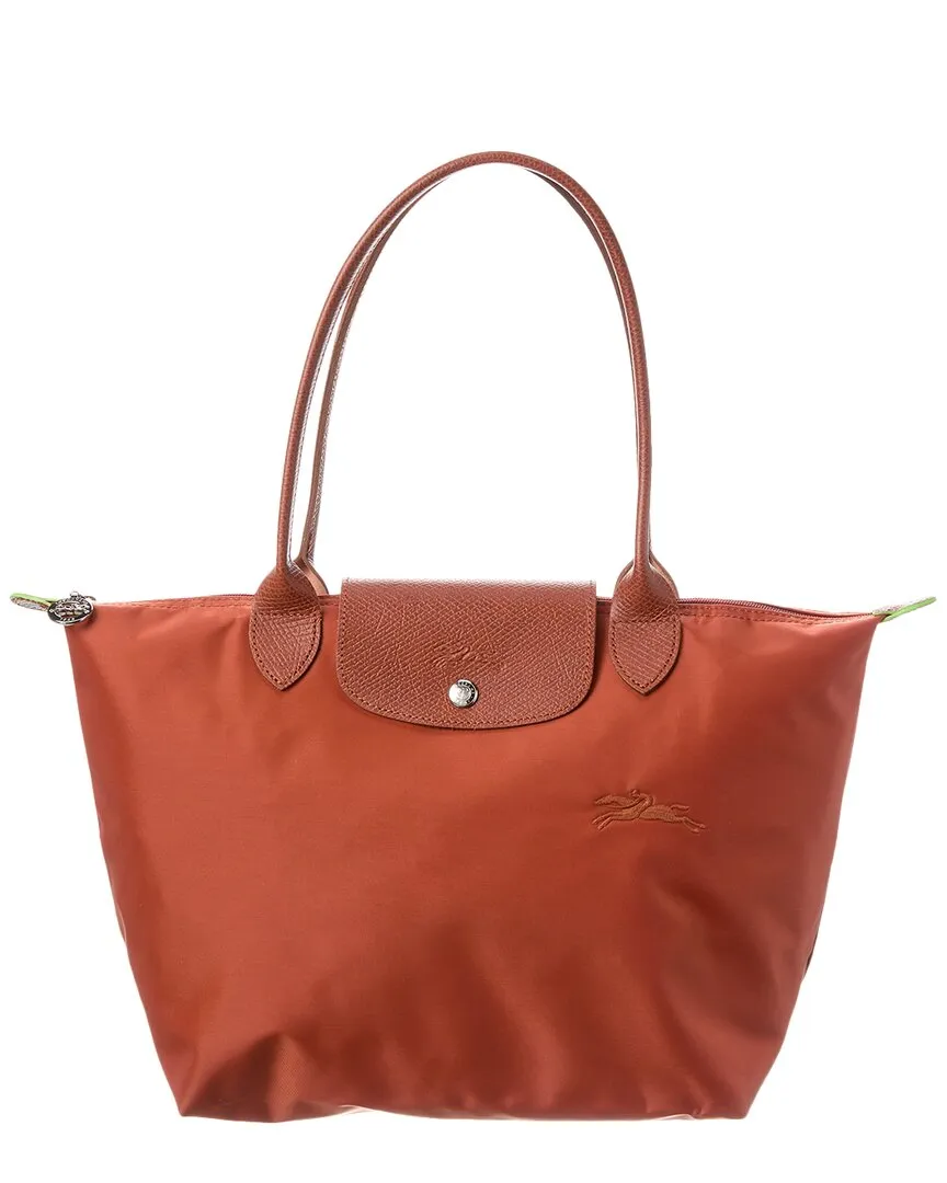 Longchamp Le Pliage Green Medium Canvas Tote